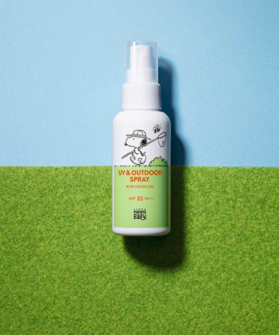MammaBaby SNOOPY UV&アウトドアスプレーSPF35/PA+++