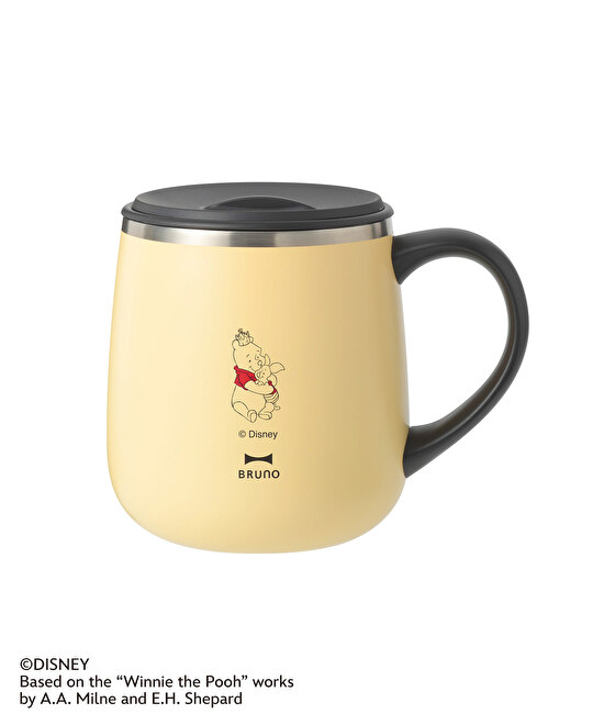 Pooh 蓋つきステンレスマグ short